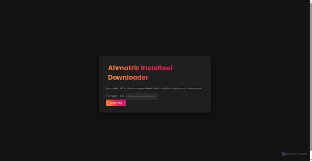 Security scan screenshot of https://insta-vd-downloder-9qpsj895wi.edgeone.app/