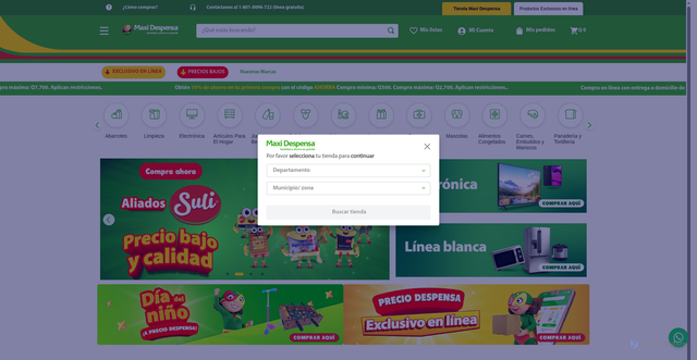 Security scan screenshot of https://www.maxidespensa.com.gt
