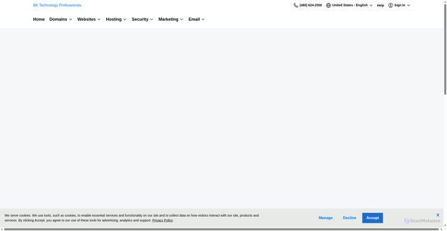 Security scan screenshot of https://cavecityky.gov/