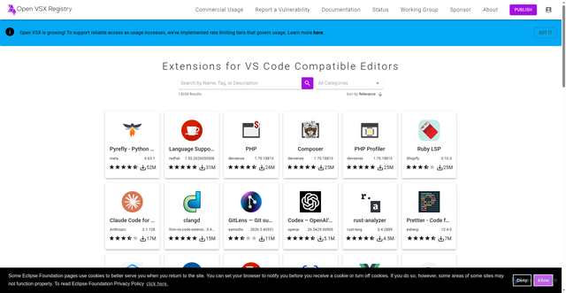 Security scan screenshot of https://marketplace.windsurf.com