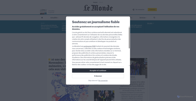Security scan screenshot of https://consignes-vinci.com/as.php