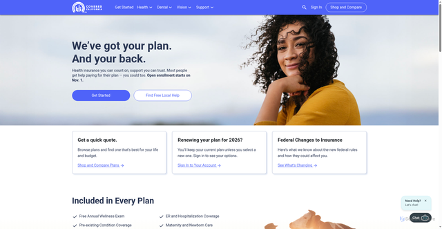 Security scan screenshot of https://www.cchealth.org/health-insurance/get-insured/covered-california