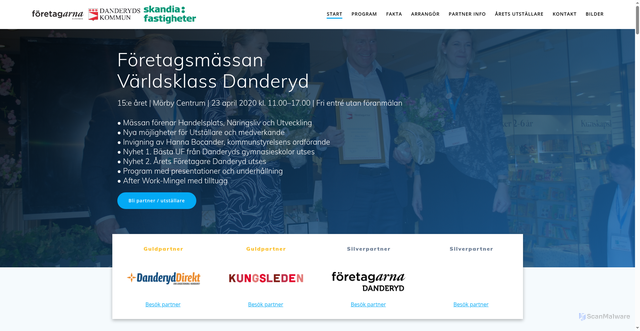 Security scan screenshot of https://foretagsmassandanderyd.se