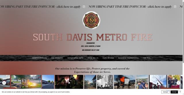 Security scan screenshot of https://www.sdmetrofire.gov/