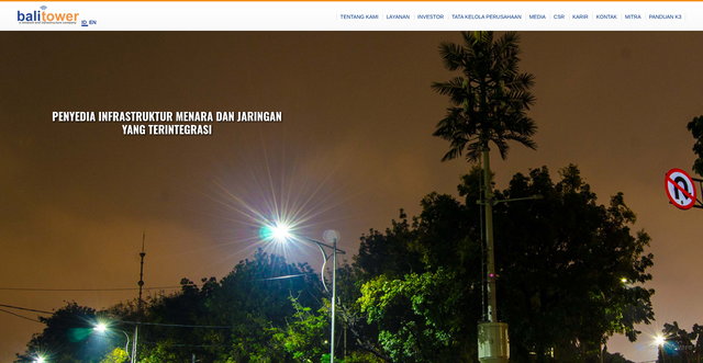 Security scan screenshot of https://balitower.co.id