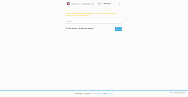 Security scan screenshot of https://watchdox.com