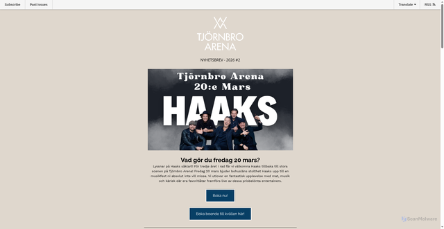 Security scan screenshot of https://mailchi.mp/c472ebe94f16/mtesnyheter-frn-tjrnbro-arena-6428183?e=5082020400
