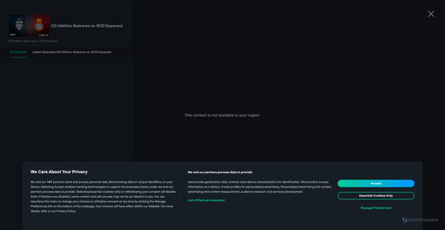 Security scan screenshot of https://shahid.mbc.net/en/player/episodes/Copa-Del-Rey-season-2025-episode-28/id-49923562398377