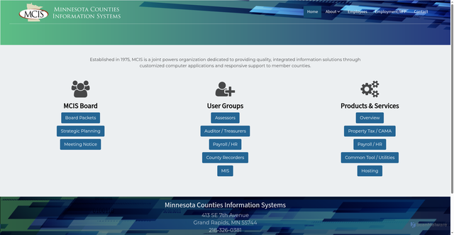 Security scan screenshot of https://mcismn.gov/