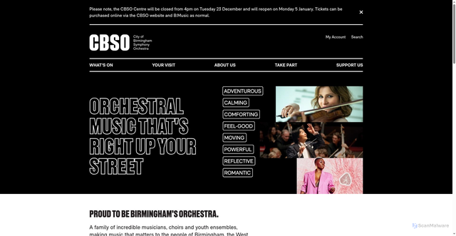 Security scan screenshot of https://cbso.co.uk/