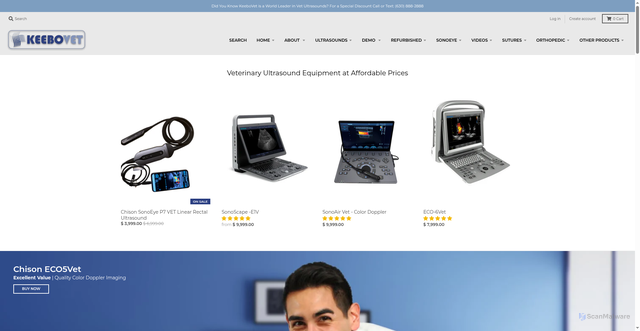 Security scan screenshot of https://keebovet.com