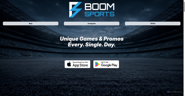 Security scan screenshot of https://boomfantasy.com