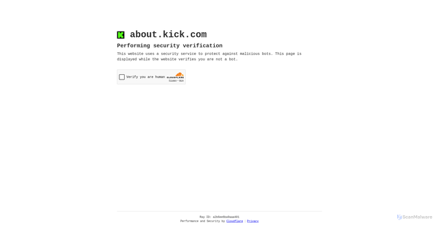Security scan screenshot of https://about.kick.com/download