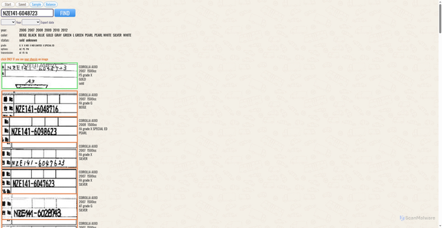 Security scan screenshot of https://ajes.com