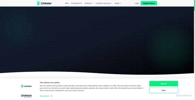 Security scan screenshot of https://linkster.co