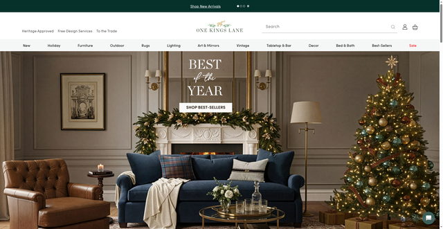 Security scan screenshot of https://www.onekingslane.com