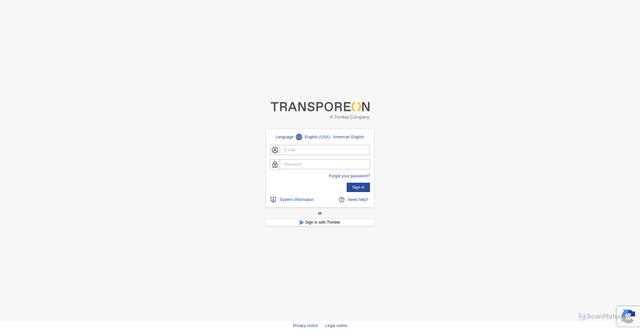 Security scan screenshot of https://retailtsm.transporeon.com