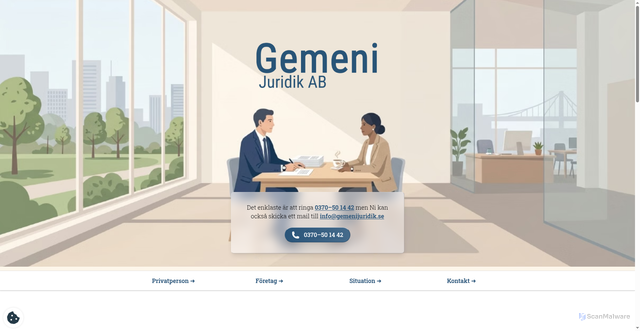 Security scan screenshot of https://gemeni.se