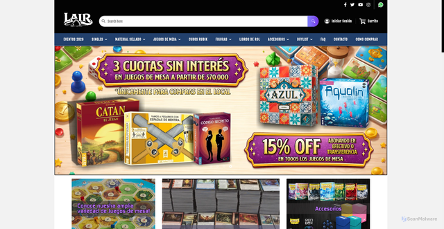 Security scan screenshot of https://magiclair.com.ar