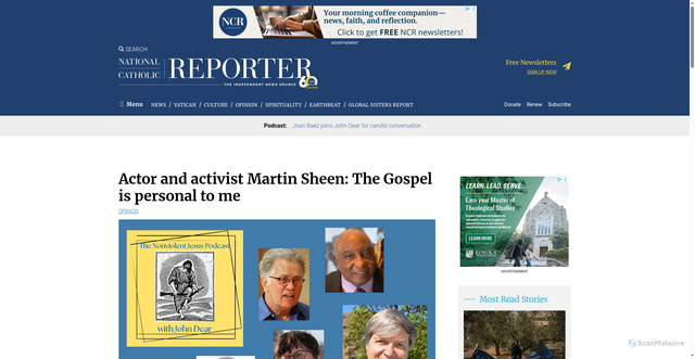 Security scan screenshot of https://www.ncronline.org/opinion/actor-and-activist-martin-sheen-gospel-personal-me