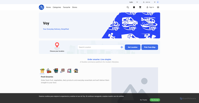 Security scan screenshot of https://web.voyrapido.com/lawse/download.html