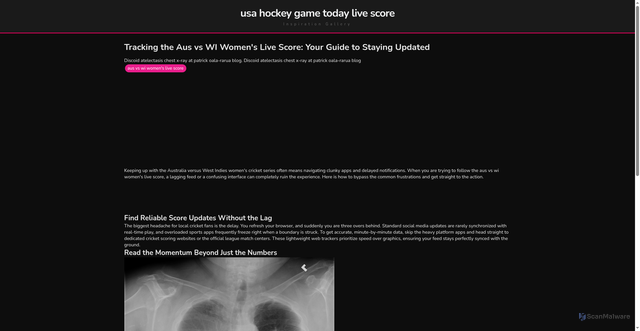 Security scan screenshot of https://langkahwavestories-dp7i6dvoz1z0.edgeone.app/aus-vs-wi-womens-live-score.html