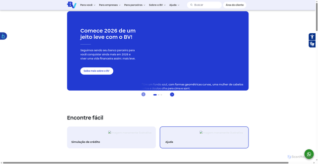 Security scan screenshot of https://www.bv.com.br