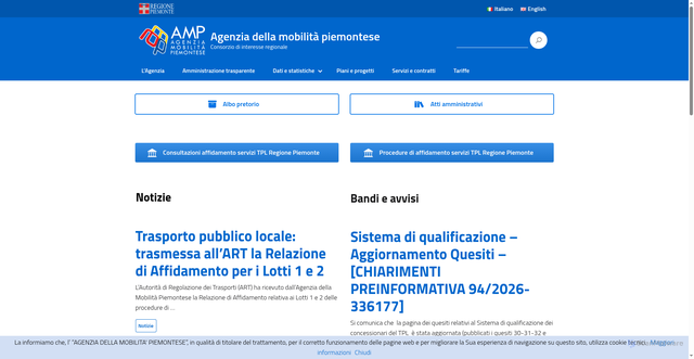 Security scan screenshot of https://www.mtm.torino.it