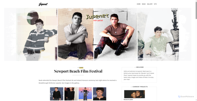 Security scan screenshot of https://noah-jupe.net/