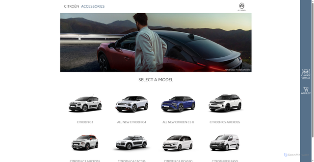 Security scan screenshot of https://citroenaccessories.com.au
