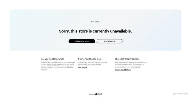 Security scan screenshot of https://staccatocoffee.co/products/costa-rica