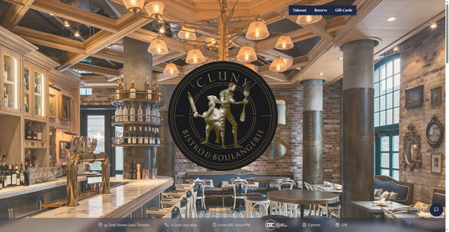 Security scan screenshot of https://clunybistro.com/