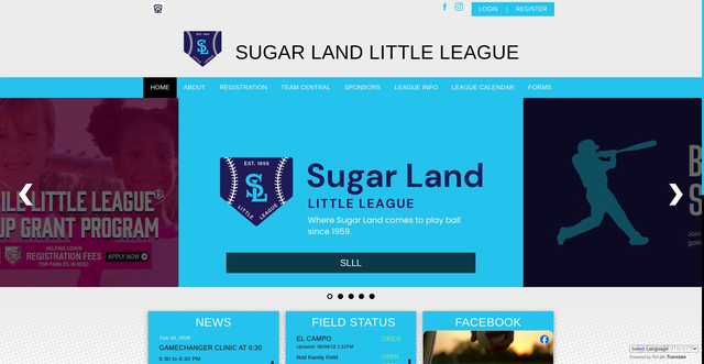 Security scan screenshot of https://www.slll.org/