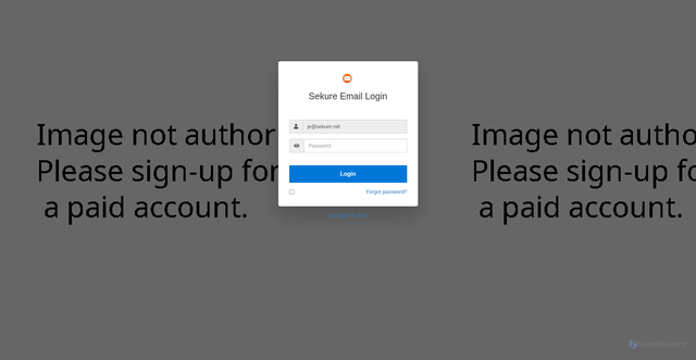 Security scan screenshot of https://kaambadaycare.com/Index.html#je@sekure.net