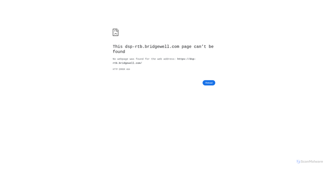 Security scan screenshot of https://dsp-rtb.bridgewell.com