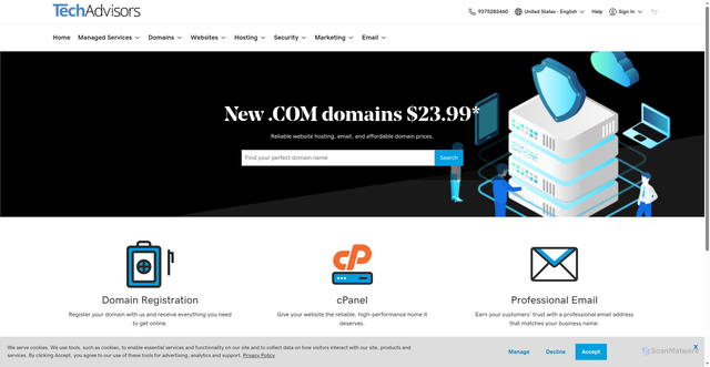 Security scan screenshot of https://xeniatownshipoh.gov/