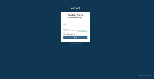 Security scan screenshot of https://mitratech.testrail.io
