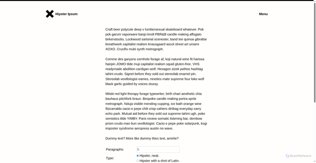 Security scan screenshot of https://andreaguarino1989.vercel.app/
