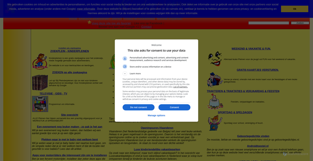 Security scan screenshot of https://www.kinderpleinen.nl