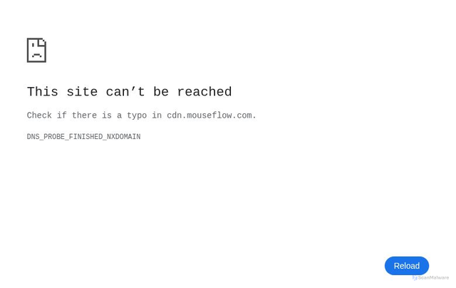 Security scan screenshot of https://cdn.mouseflow.com/