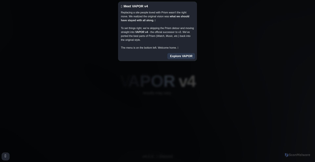 Security scan screenshot of https://en.www.thedefinetionofaappleish7n1s9kt1d.vapor.my/