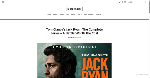 Security scan screenshot of https://screenfish.net/tom-clancys-jack-ryan-the-complete-series-a-battle-worth-the-cost/