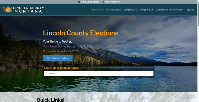 Security scan screenshot of https://lincolncountymt.gov/
