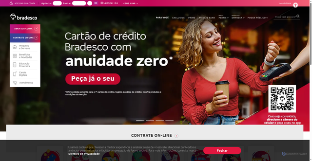 Security scan screenshot of https://285723pontos.v6.rocks/C54871/9965447887884502/home.php