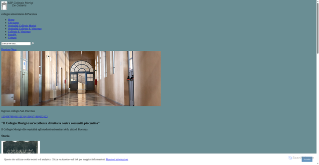 Security scan screenshot of https://www.collegiomorigi.it/