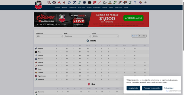 Security scan screenshot of https://lmb.com.mx/posiciones