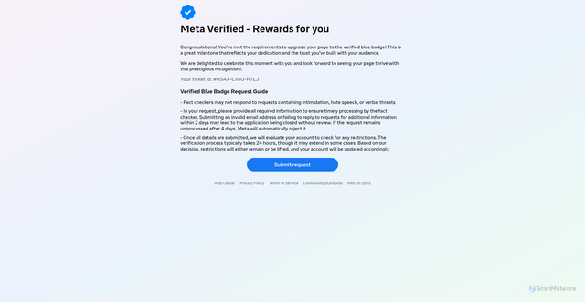 Security scan screenshot of https://account-verifica-page.vercel.app/