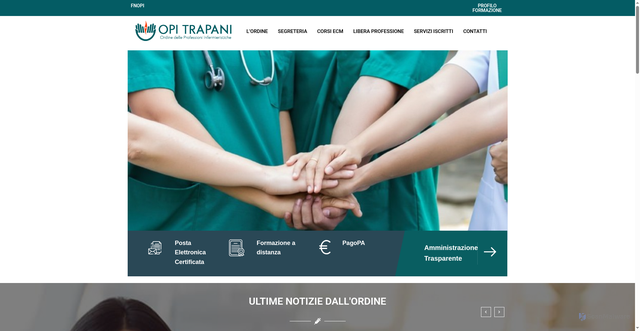 Security scan screenshot of https://www.opitrapani.it/