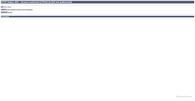 Security scan screenshot of https://freedomprod.service-now.com