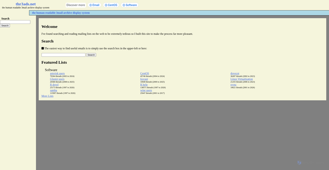 Security scan screenshot of https://thr3ads.net